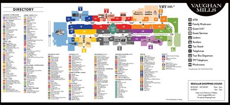 vaughan mills store directory map.